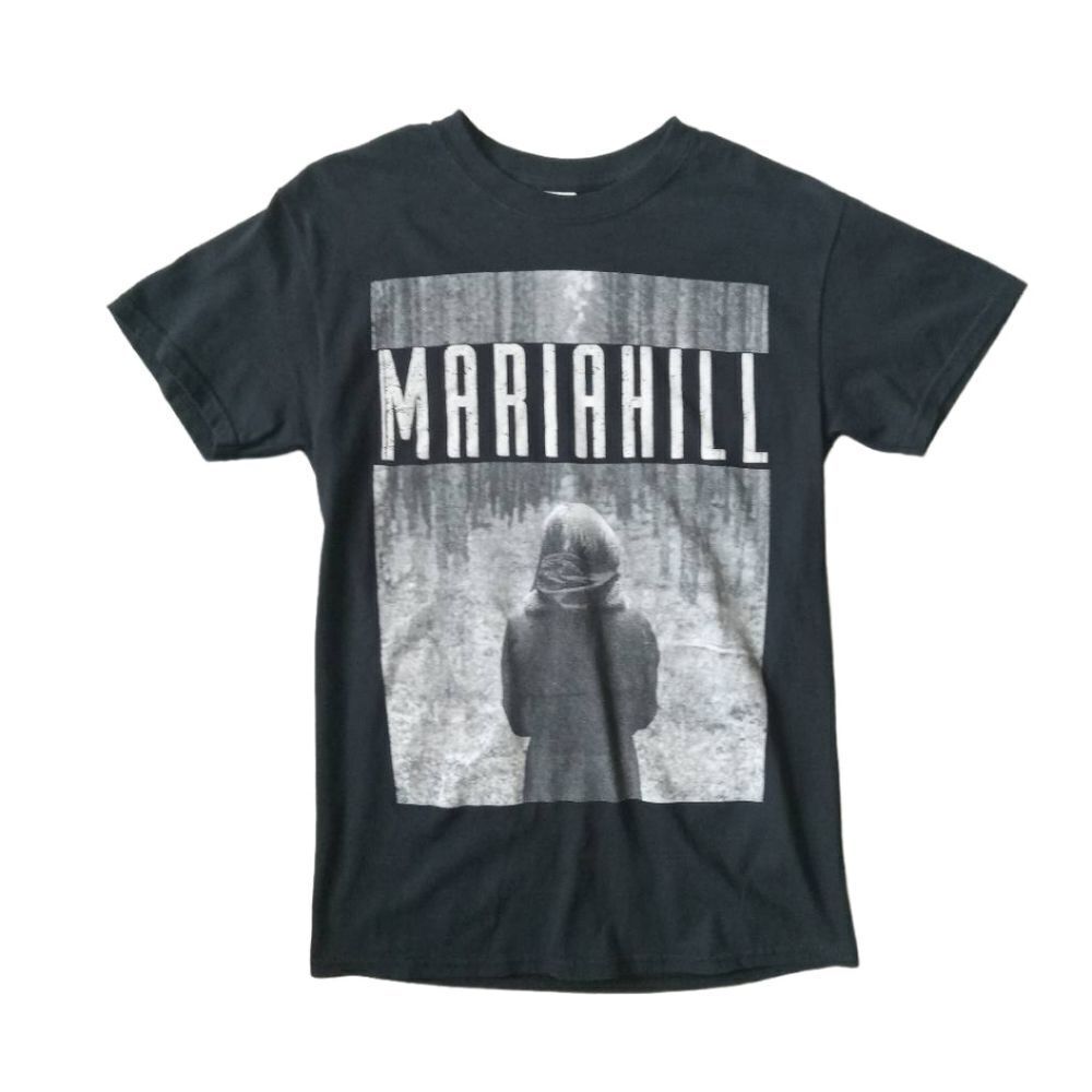 Gildan Black Heavy Cotton Unisex Maria Hill Synth Pop Graphic Tee Adult Small